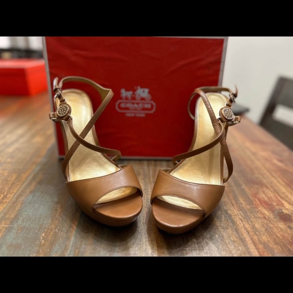 Coach Strap Heels - Picture 1 of 6